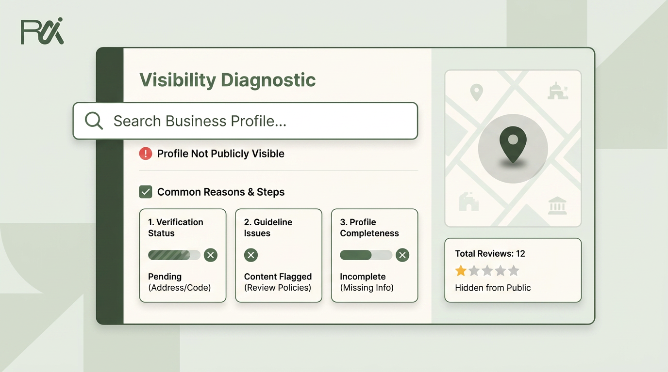 Google Business Profile Not Publicly Visible? Here's Why