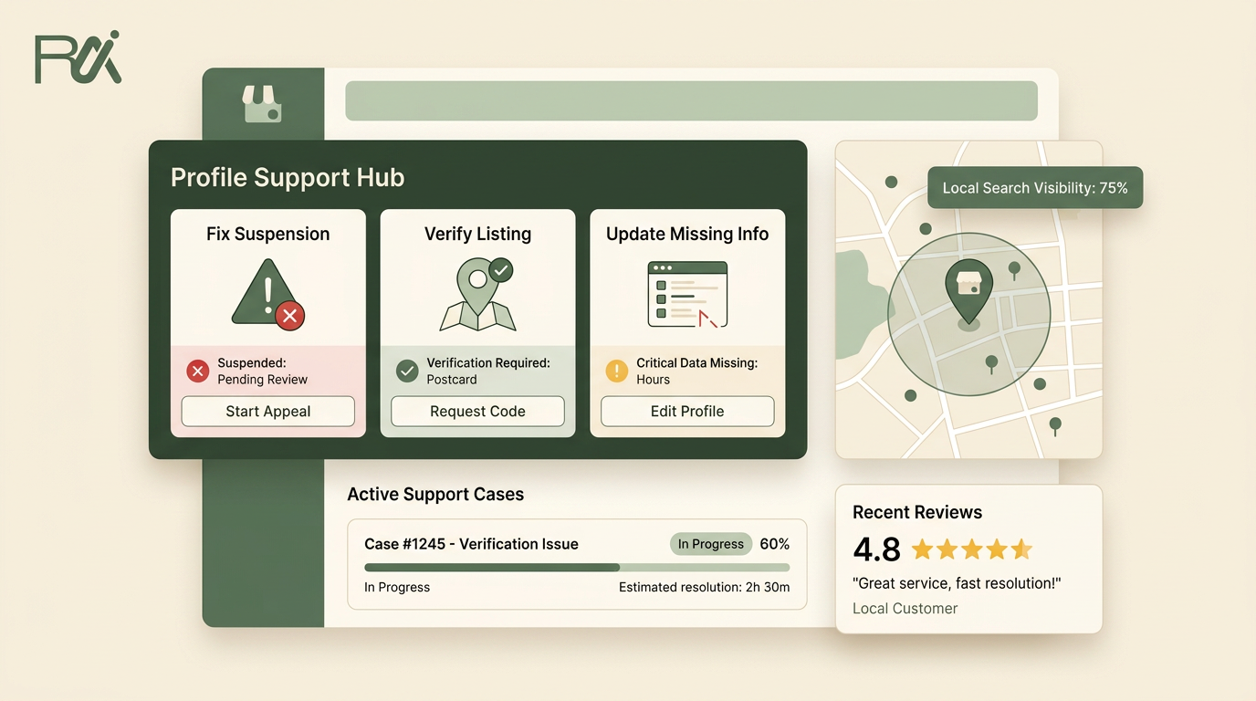 Google Business Profile Support: Fix Common Issues Fast