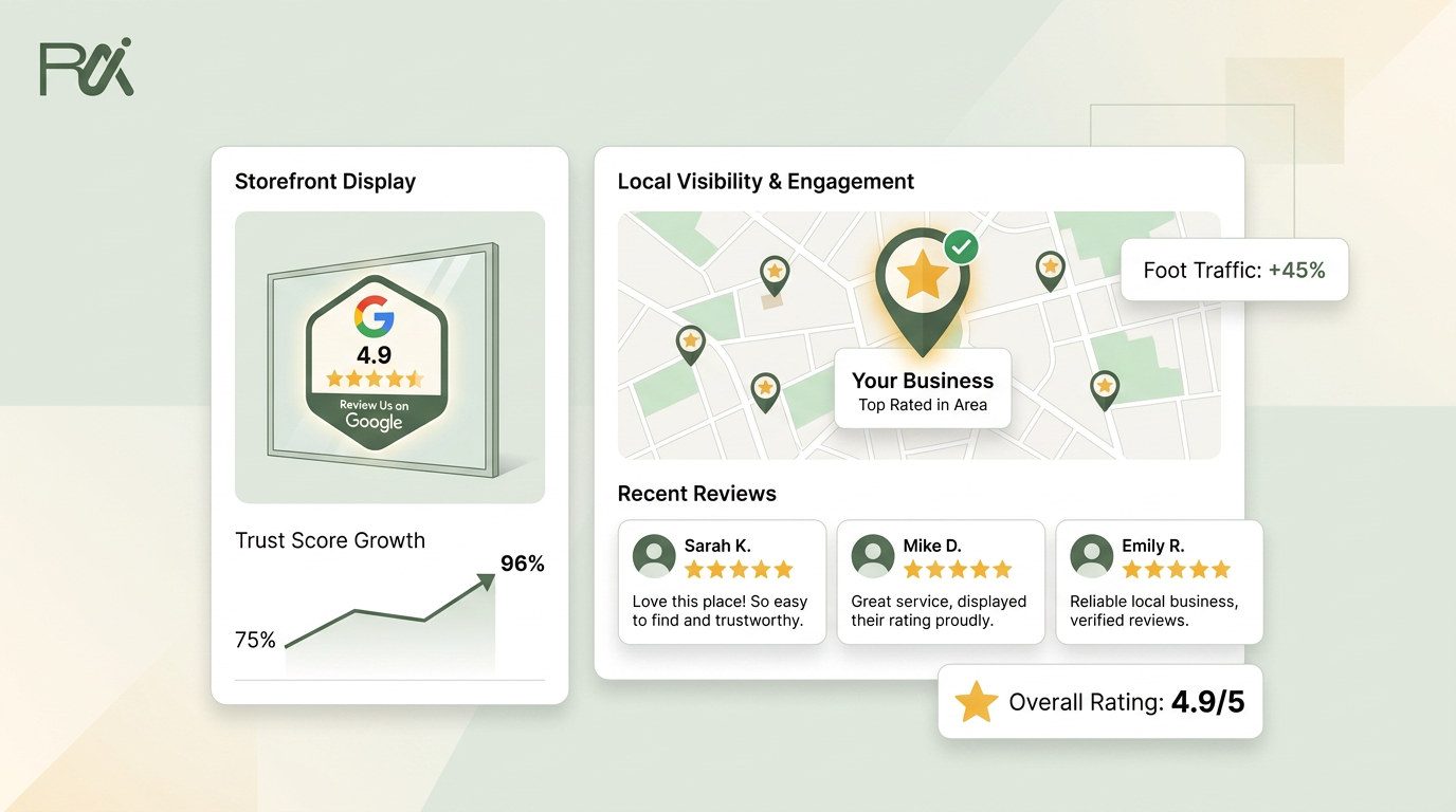 Google Review Stickers: A 2026 Guide for Local Businesses